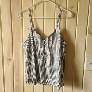 NWOT Pinstriped basic tank